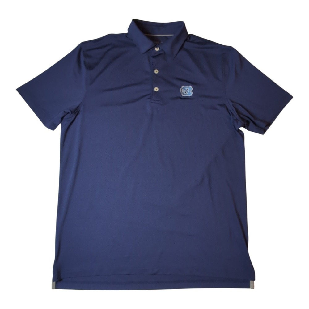 johnnie-o UNC Polo Mens Large Tar Heels Performance NCAA Preppy Golf